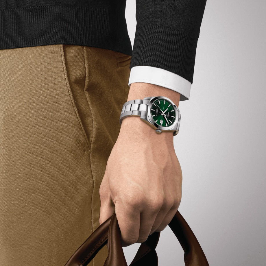 Tissot Gentleman Powermatic 80 Silicium - Green | T1274071109101 - Image 4