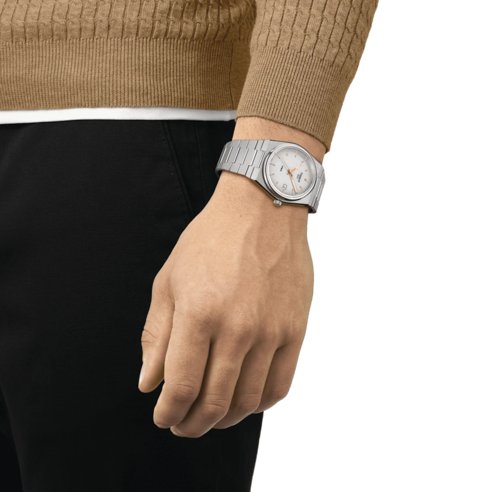 Tissot PRX Quartz White - 40mm | T1374101103100 - Image 4